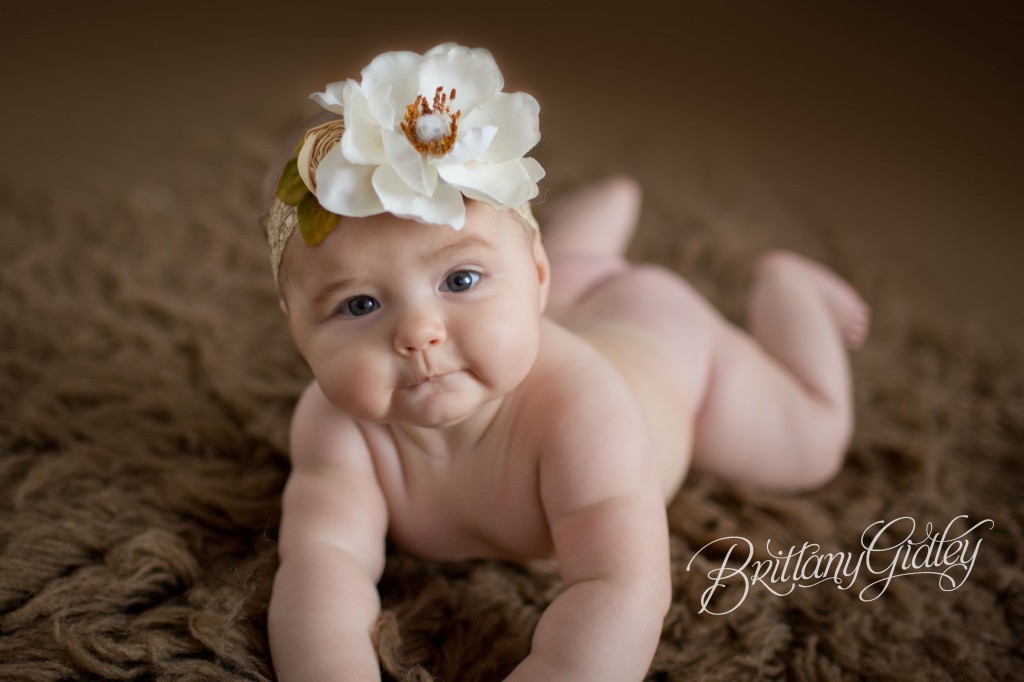 6 Months | Baby | Photo Shoot | Start With The Best | Flokati | Brown | Fur | 6 Month Baby | Sweet | Adorable 