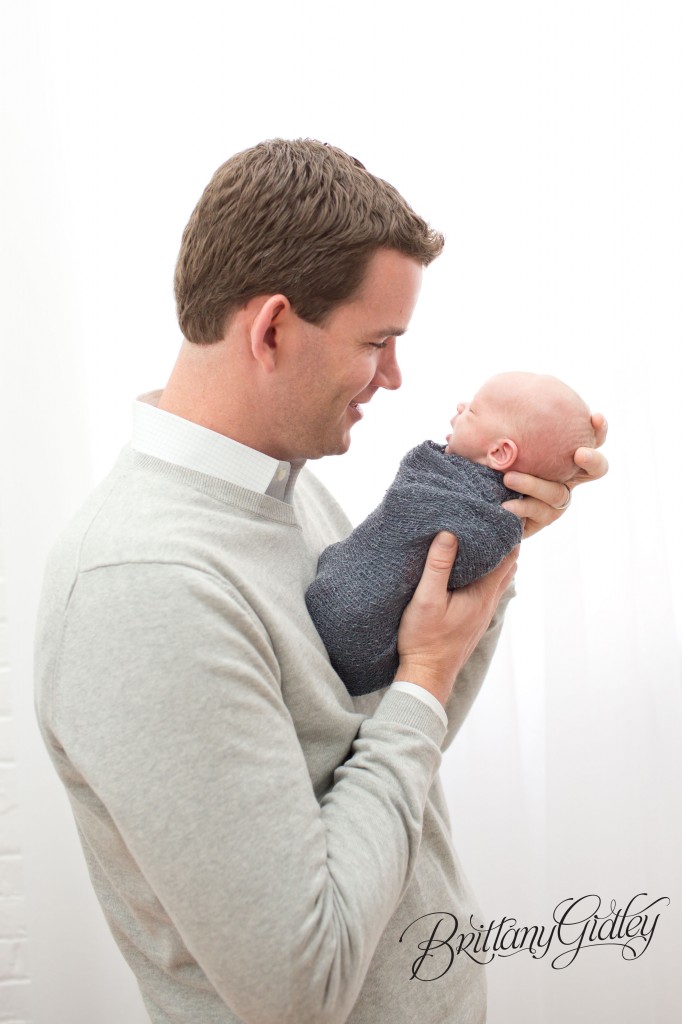 Dad & Son | Brittany Gidley Photography LLC | Sweet Newborn Boy | Patrick | Start With The Best