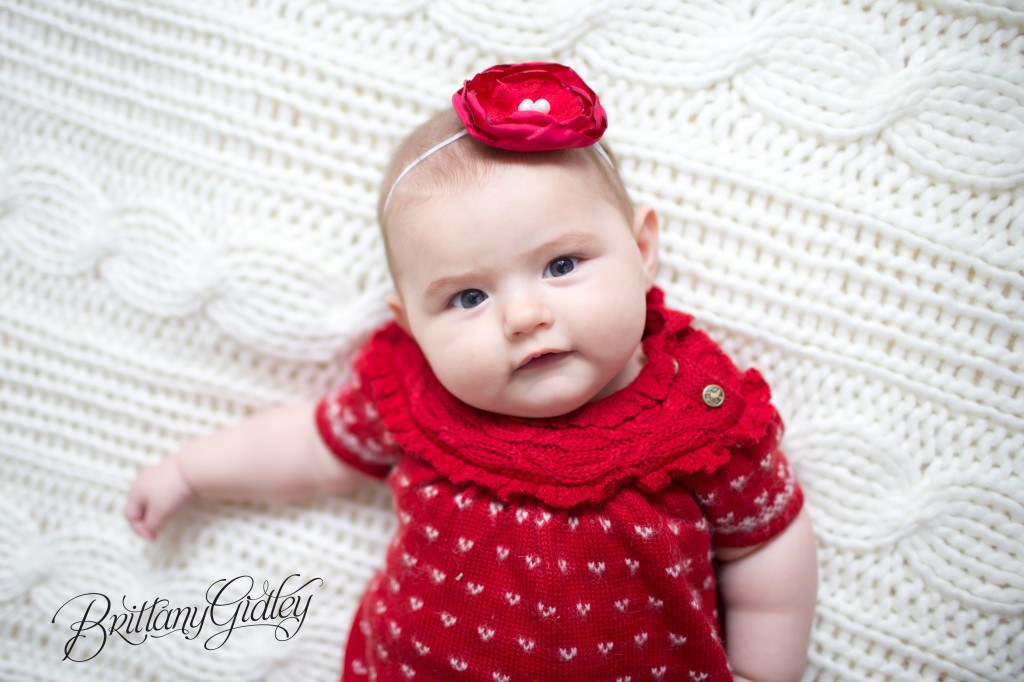 6 Months | Baby | Photo Shoot | Start With The Best | Holiday | Cable Knit | 6 Month Baby | Sweet | Adorable  | Brittany Gidley Photography LLC