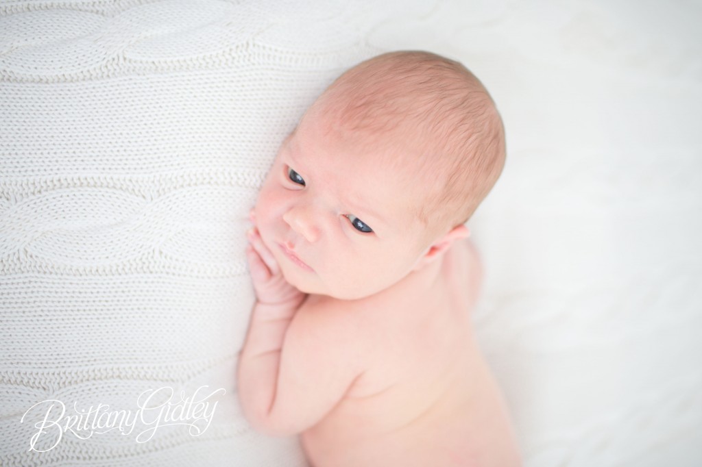 Studio Newborn Session | Natural Light | Photographer | Newborn Photography | Baby Boy | Brittany Gidley Photography LLC