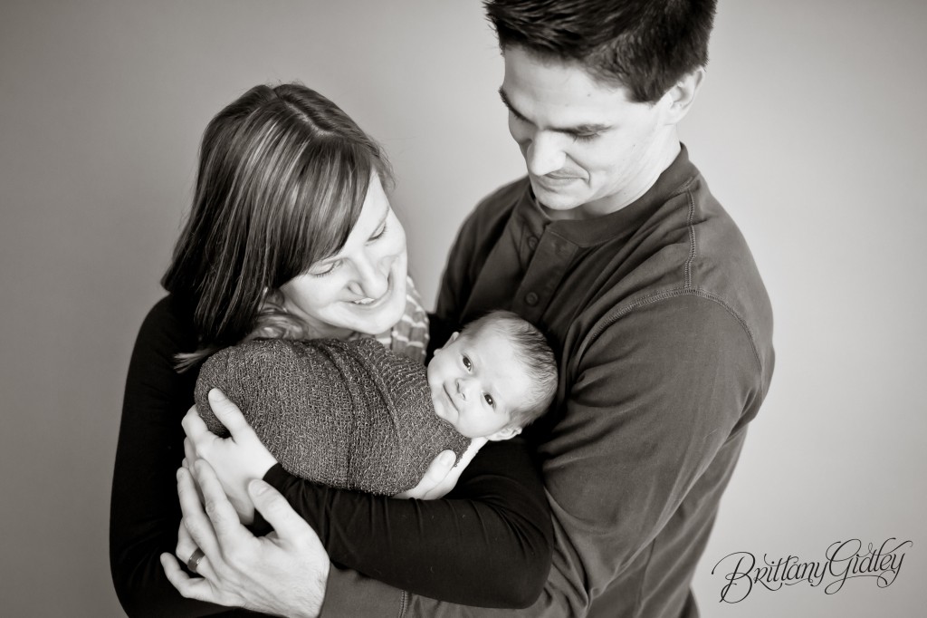 Baby and Parents | Newborn and Parents | Photography Cleveland Ohio | Start With The Best | Brittany Gidley Photography LLC