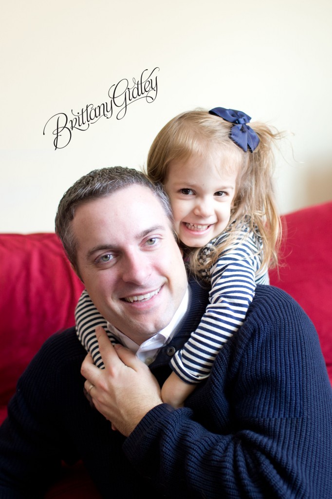 Lifestyle Photography | On Location | In Home | Lifestyle Photography Session | Brittany Gidley Photography LLC | Dad and Daughter