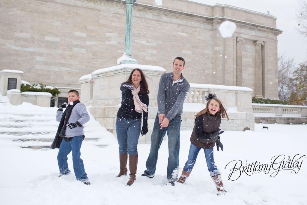 Winter Family | Winter Snow Photo Shoot | The Kulikowski Family | Cleveland Ohio | Brittany Gidley Photography LLC