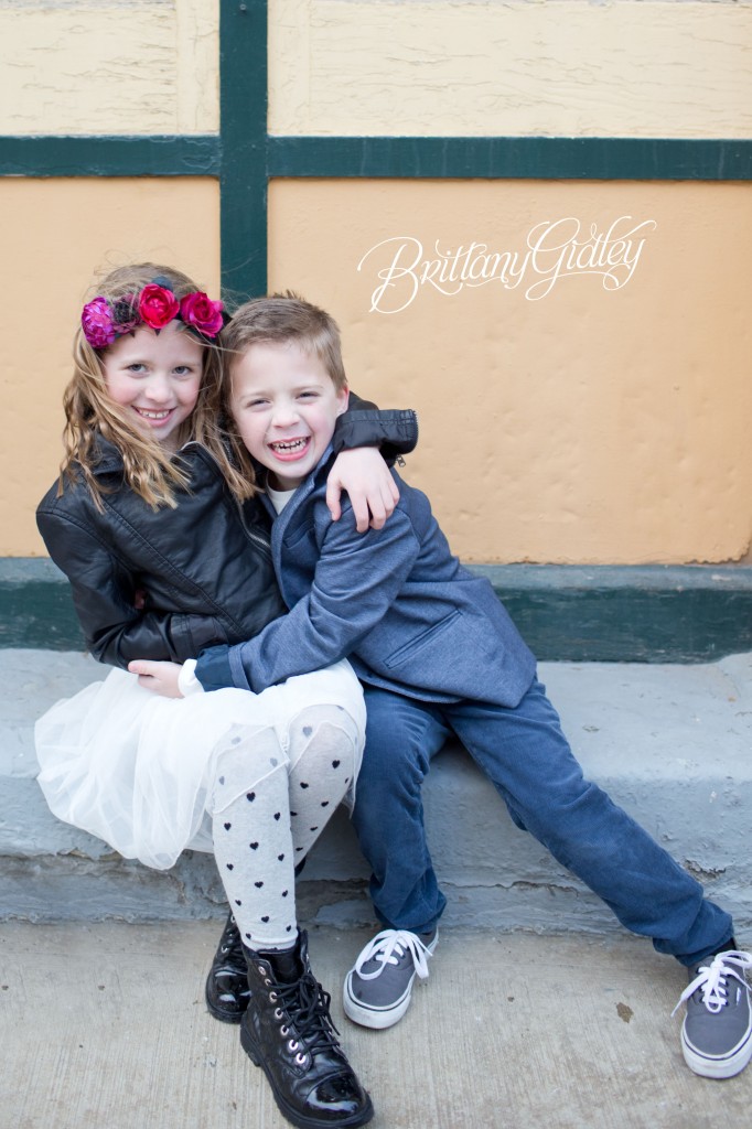 Urban Colorful Fun | Siblings |Family Photographer | Urban Family Photographer | Cleveland Ohio | 44114 | Brittany Gidley Photography LLC
