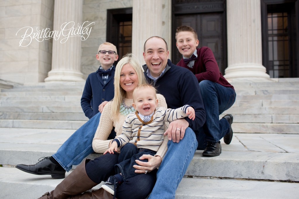 Modern Family Photography | Family of 5 | 3 Boys | Cleveland, OH | Brittany Gidley Photography LLC | Start With The Best