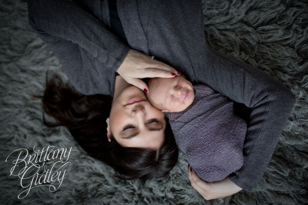 Newborn Studio | Portraits | Baby Photography | Start With The Best | Brittany Gidley Photography LLC | Mother and Child