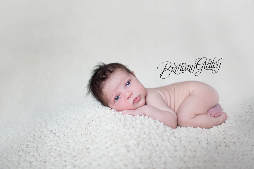 Creative Newborn | Cream | Newborn Baby Boy | Newborn Inspiration | Brittany Gidley Photography LLC | Start With The Best