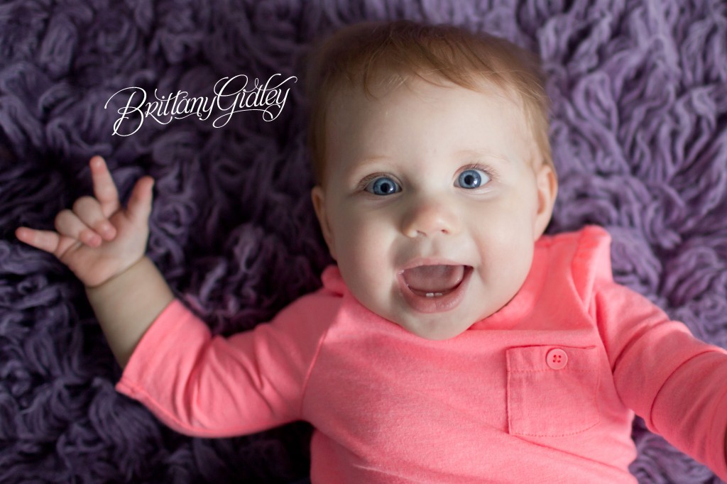 9 Month Old | Baby Photography | Happy Baby | Brittany Gidley Photography LLC
