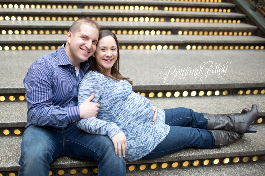 Downtown Maternity | Cleveland, Ohio | Brittany Gidley Photography LLC