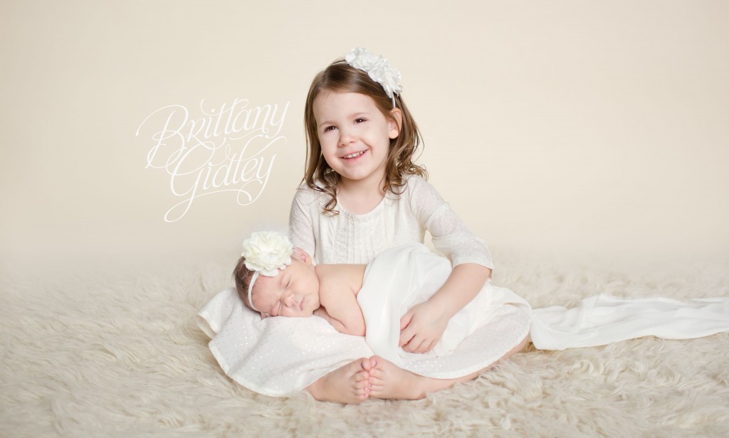 Newborn Baby Girl | Love | Cleveland | Sisters | Start With The Best | Brittany Gidley Photography LLC