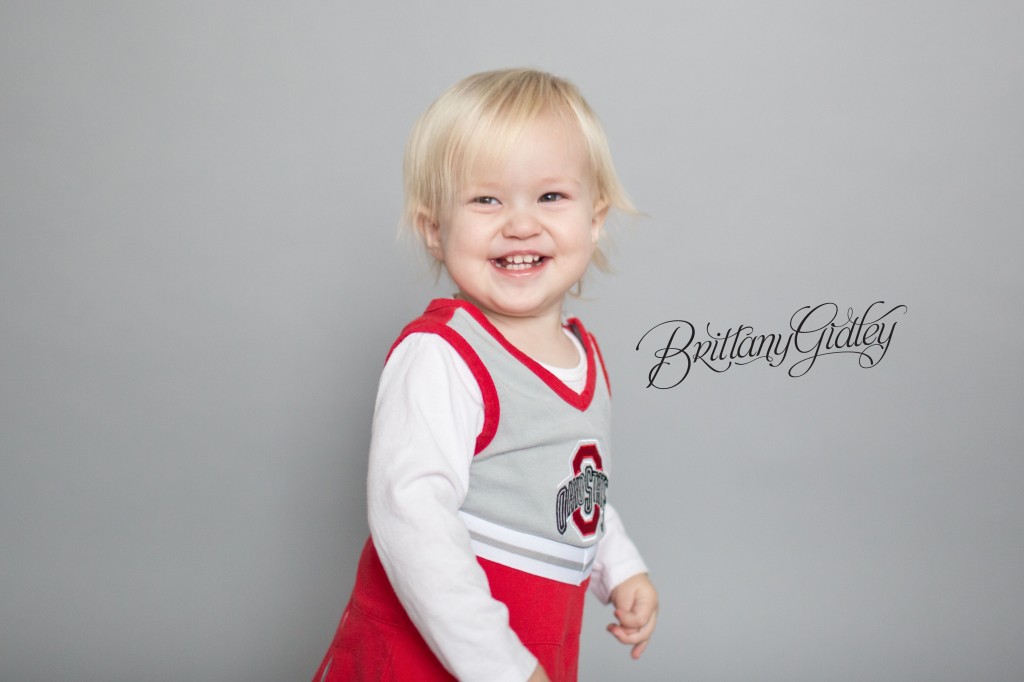 Toddler | Photography Inspiration |Ohio State | Buckeyes|  Natural Light | Studio | Brittany Gidley Photography LLC