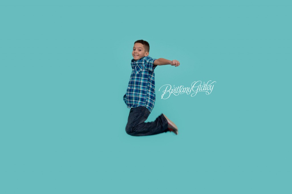 Cleveland Child Photographer | Inspiration | Jump | 10 Years Old | Seamless Paper | Child Photography