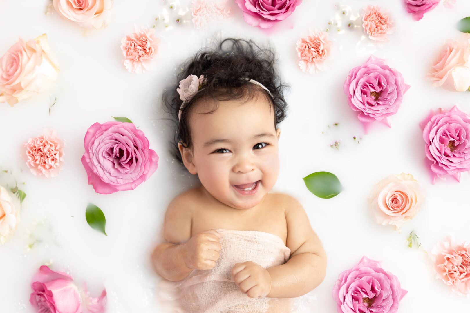 Milk Bath Photo Shoot