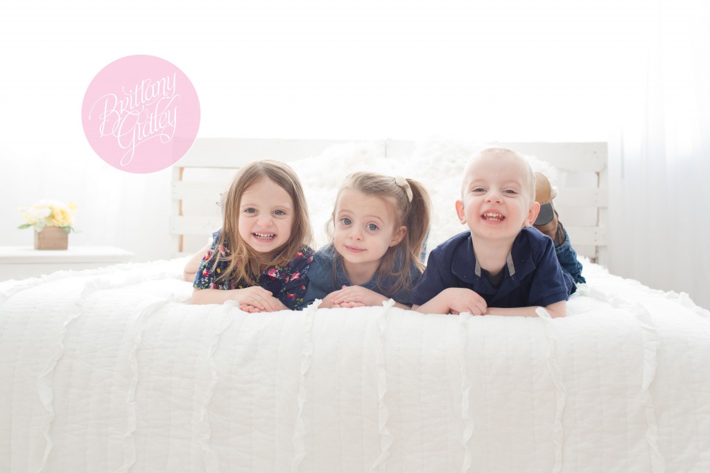 Triplet Photography | Triplets | Adorable | Brittany Gidley Photography LLC | Cleveland Triplet Photographer | Cleveland Photographer | Cleveland Toddler Photographer
