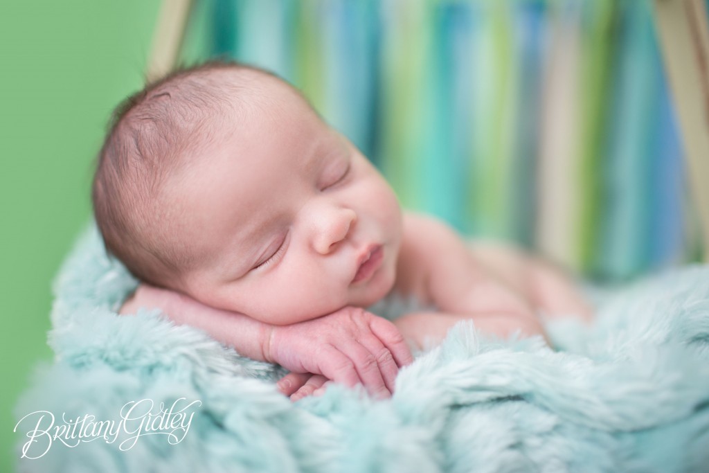 Baby In Basket | Newborn In Basket | Cleveland Newborn | Cleveland Newborn Photography | Baby Photographer | Baby Photography | Cleveland Ohio | Brittany Gidley Photography LLC