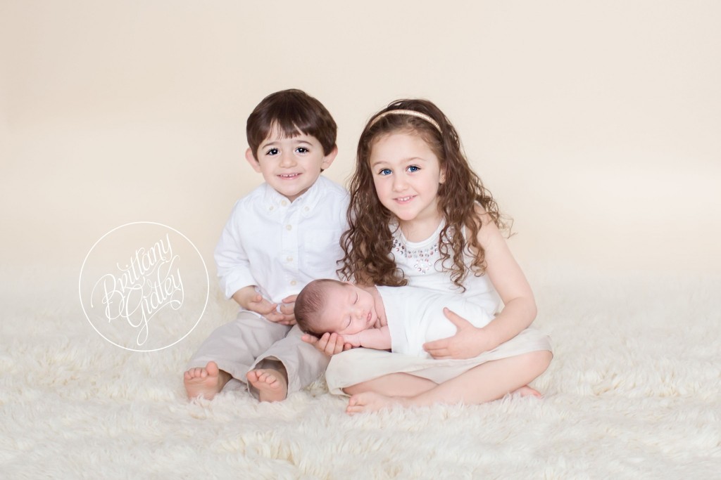 Newborn Photography | Cleveland, Ohio | Newborn Photo Shoot | Newborn Photographer | Baby Boy | Cream & White | Brittany Gidley Photography LLC