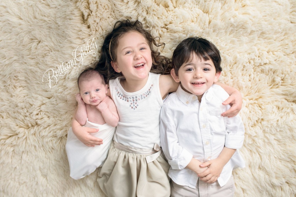 Newborn Photography | Cleveland, Ohio | Newborn Photo Shoot | Newborn Photographer | Baby Boy | Cream & White | Brittany Gidley Photography LLC