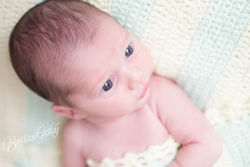 Newborn Baby Photography | Cleveland, Ohio | Newborn Photo Shoot | Newborn Photographer | Baby Boy | Cream & White | Brittany Gidley Photography LLC
