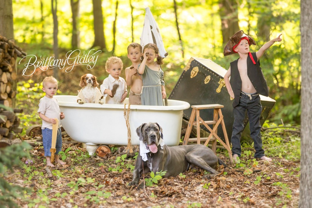 Styled Shoot | Dream Session | Pirates of the Clawfoot Tub | Antique | Cousins | Inspiration | Photo Shoot | Cleveland Ohio | Brittany Gidley Photography LLC
