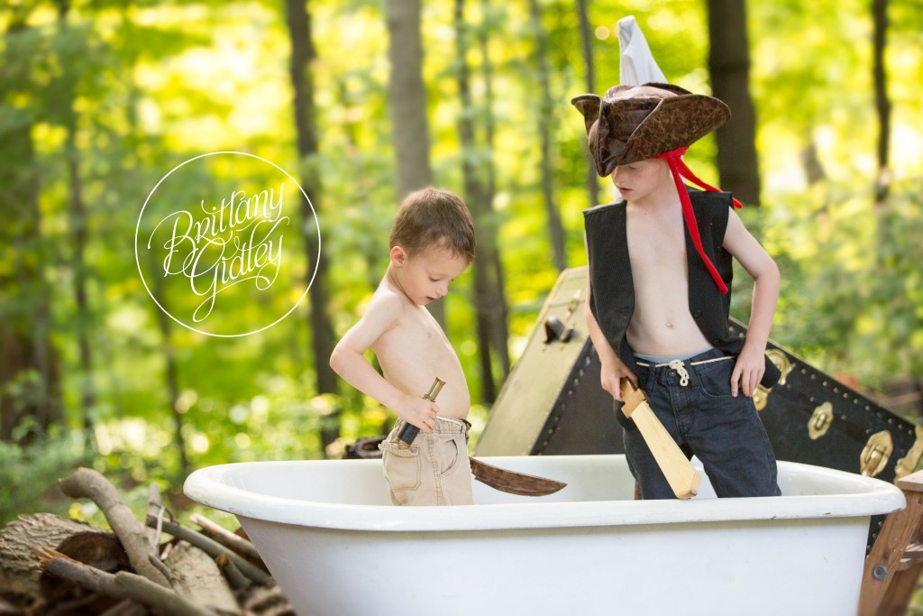 Styled Shoot | Dream Session | Pirates of the Clawfoot Tub | Antique | Cousins | Inspiration | Photo Shoot | Cleveland Ohio | Brittany Gidley Photography LLC