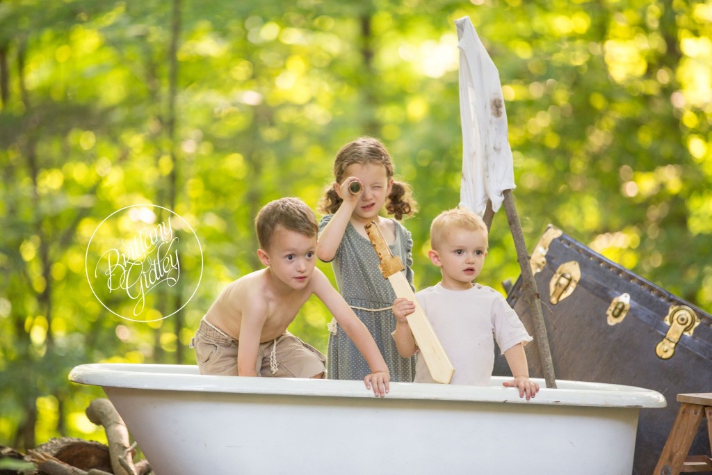 Styled Session | Styled Shoot | Imagination | Woods | Forest | Antique | Pirate Ship | Pirates | Make Believe | Photo Shoot Inspiration