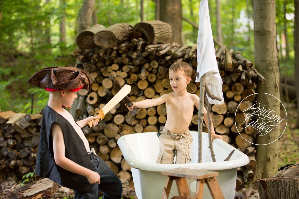 Styled Shoot | Dream Session | Pirates of the Clawfoot Tub | Antique | Cousins | Inspiration | Photo Shoot | Cleveland Ohio | Brittany Gidley Photography LLC