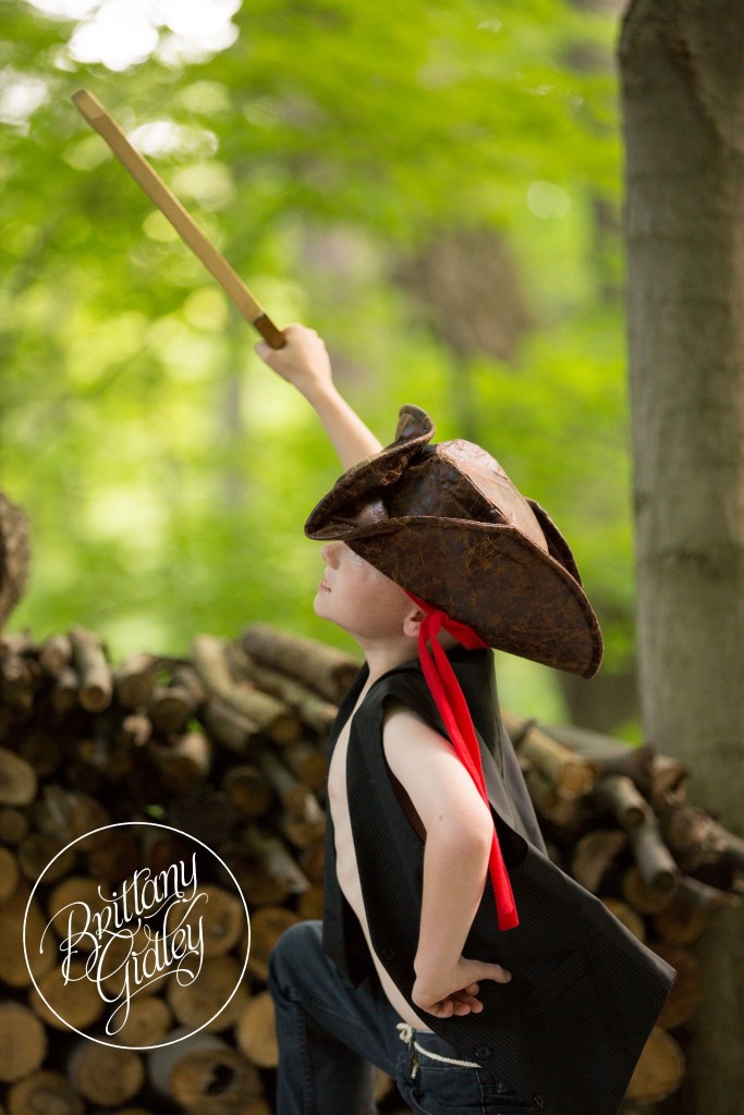 Pirate Themed Photo Shoot | Cousins | Woods | Dream Sessions | Brittany Gidley Photography LLC