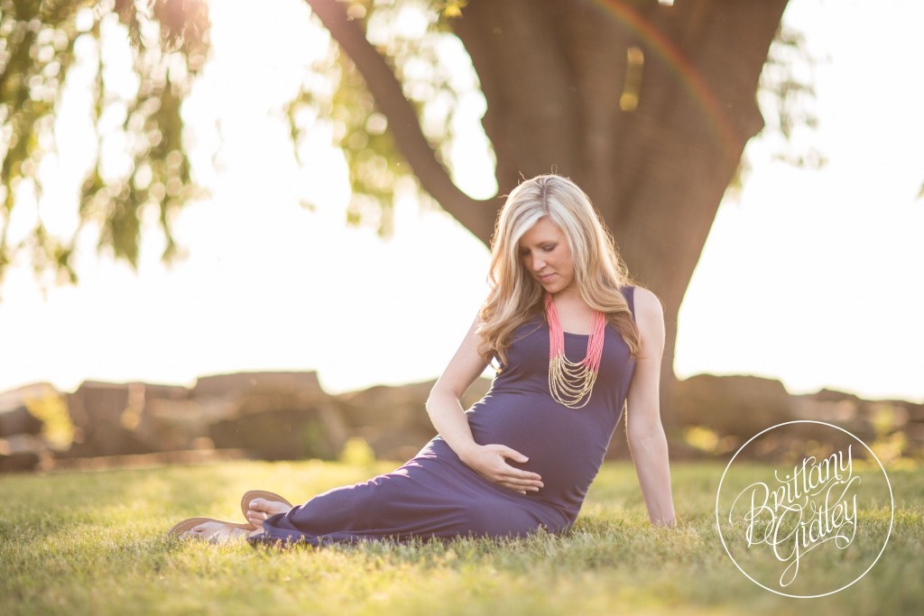 Cleveland Pregnancy Photographer | Maternity Photography | Park | Tree | Sun Flare | Cleveland Ohio | Northeast Ohio | Pregnancy Photographer | Newborn Photographer Cleveland | Edgewater Beach | Cleveland Metroparks