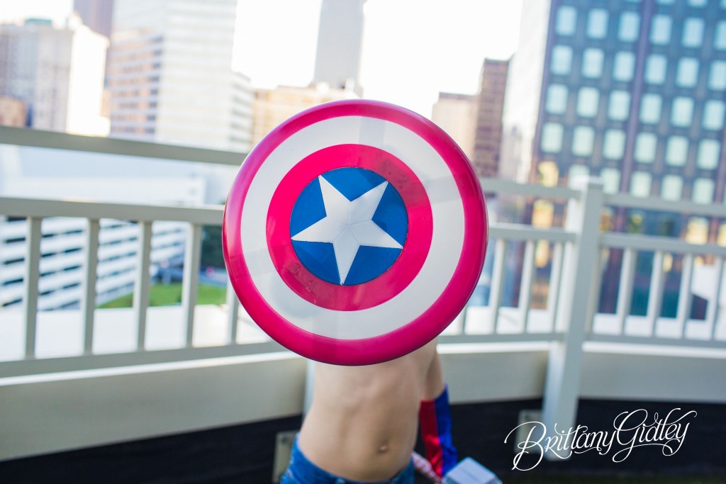 Superhero Dream Session  | Captain America | Comic Books | Marvel |  Brothers | Downtown Cleveland | Brittany Gidley Photography LLC | Avengers Photo Shoot