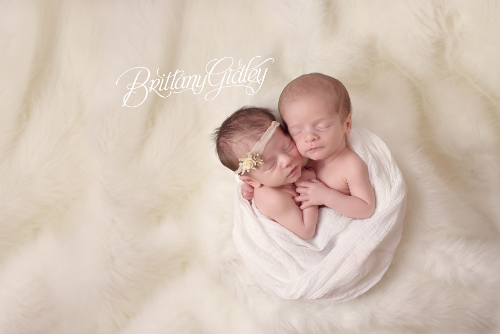 Twin Newborn Photographer | Newborn Twins | Twins | Family Photography | Brittany Gidley Photography LLC | Cleveland, Ohio | Photo Shoot | Newborn Photographer