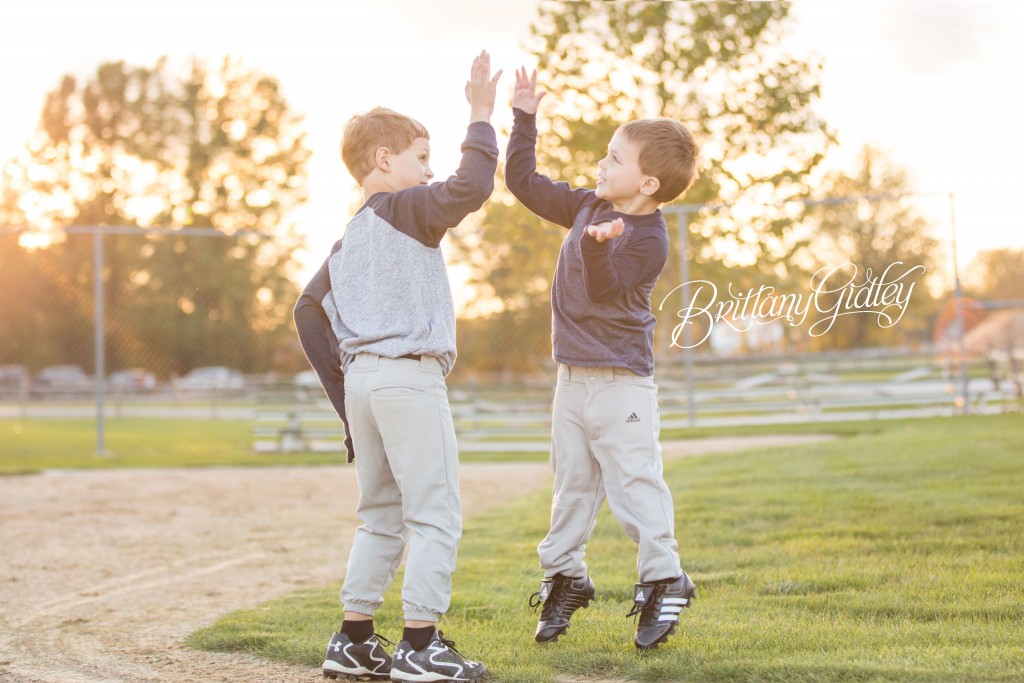 Brothers | Sibling Photo Shoot | Rock The Shot | Details | Family | Play Ball | Brittany Gidley Photography LLC | Cleveland Indians