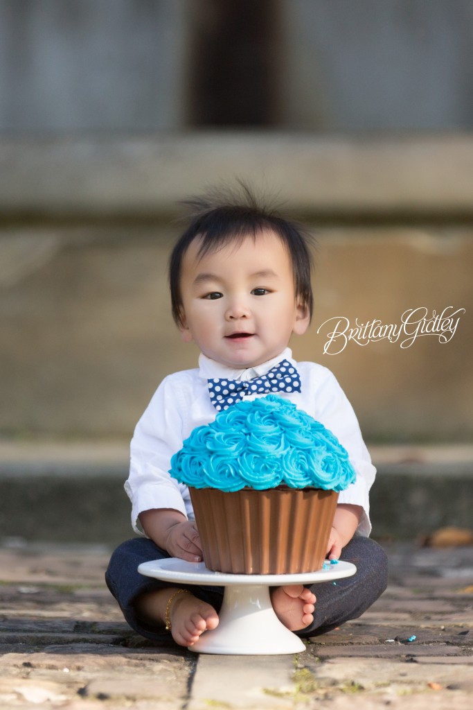 Cleveland Cultural Gardens | Italian Garden | Baby Photographer | Baby Photography | Cake Smash