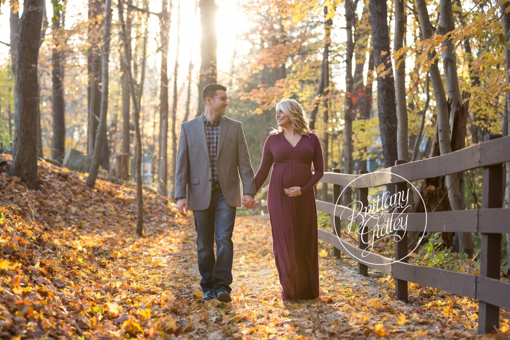 Fall Maternity Photo Shoot | Fortier Park | Olmsted Falls, Ohio | Fall Portraits | Maternity | Pregnancy