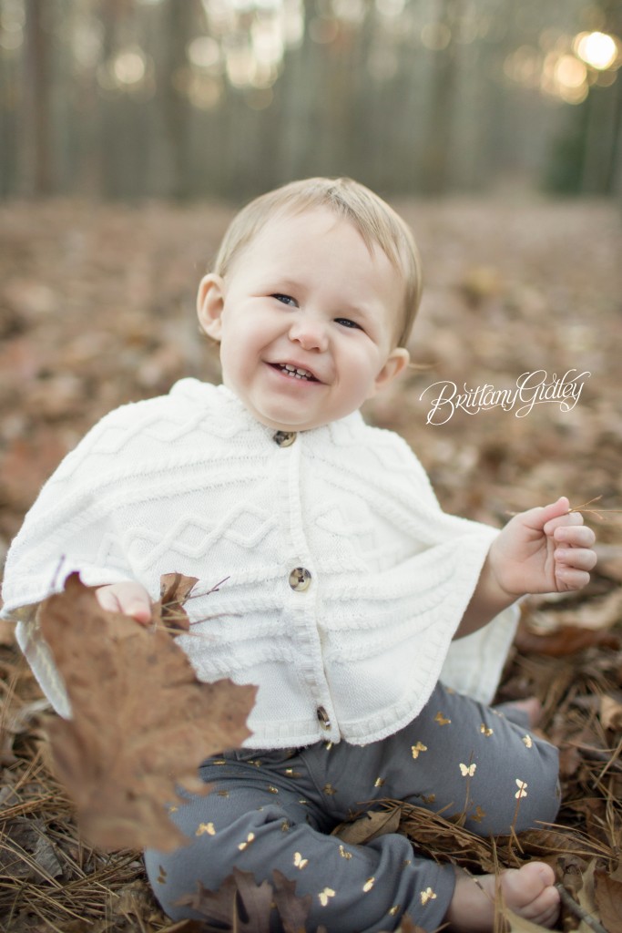 Atlanta Photographer | 12 Month Baby Girl | Fall | Happy