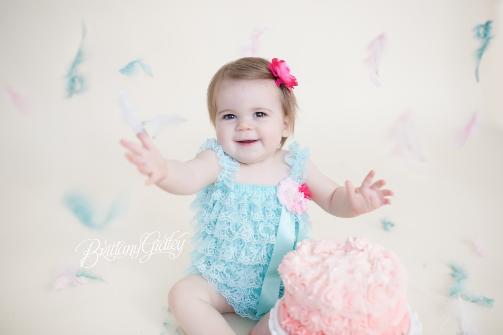 Cake Smash Photographer | Cleveland, Ohio | Start With The Best | 12 Month Baby