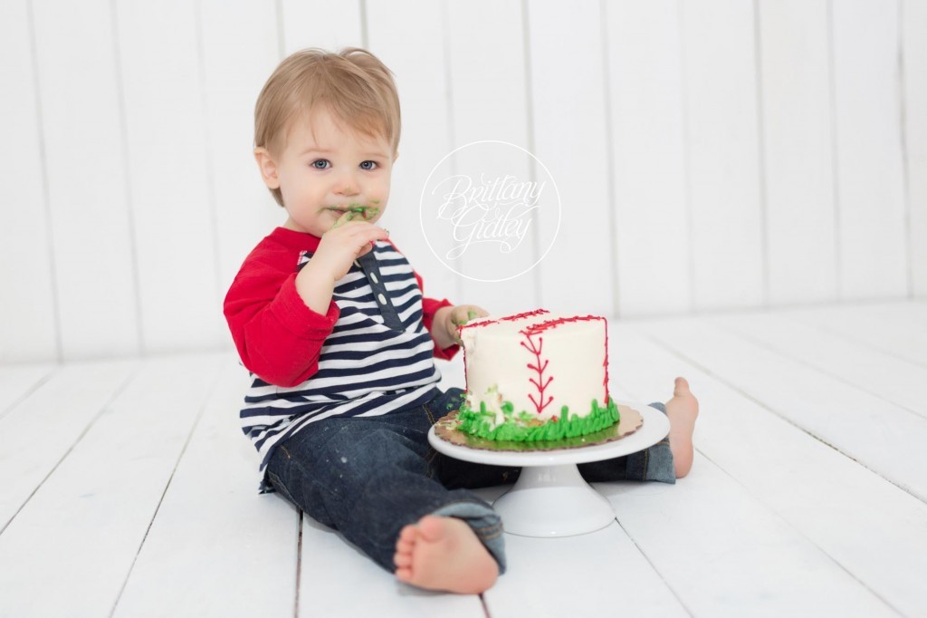 12 Month Old Baby | Cake Smash | Cleveland Family Photographer
