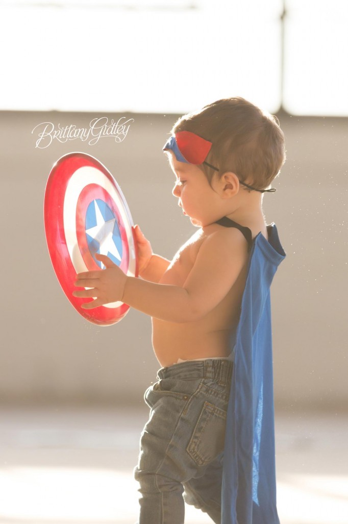 Superhero Cake Smash | Brittany Gidley Photography LLC | Start With The Best | Cleveland Baby Photographer | Baby Photography