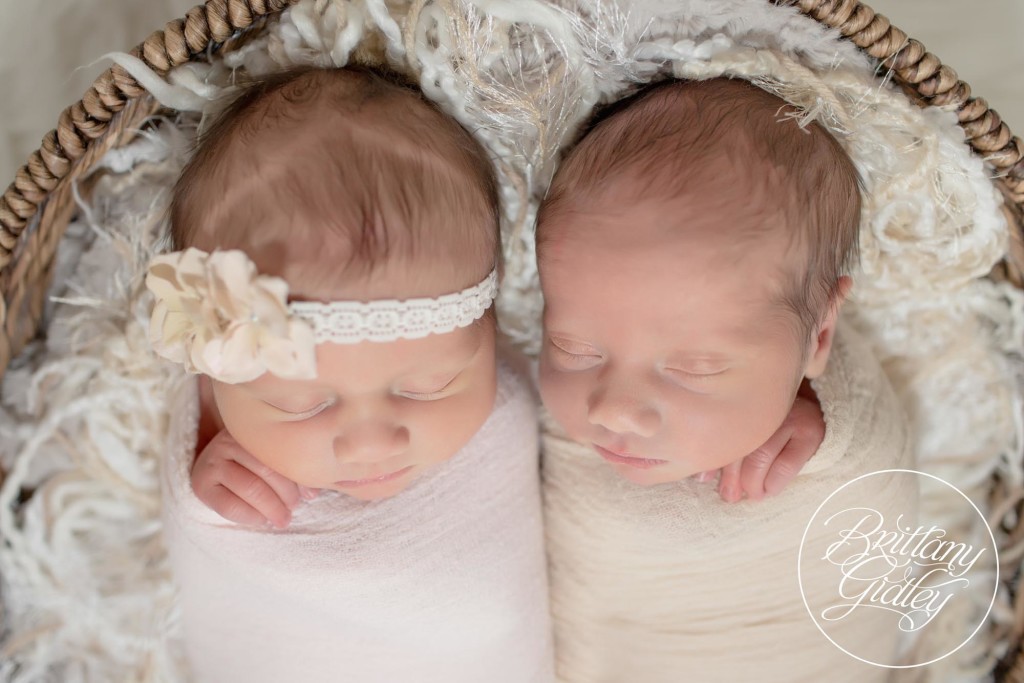Twin Newborn Photographer | Cleveland Ohio Newborn Photographer | Twin Newborn Session | Start With The Best | Brittany Gidley Photography LLC