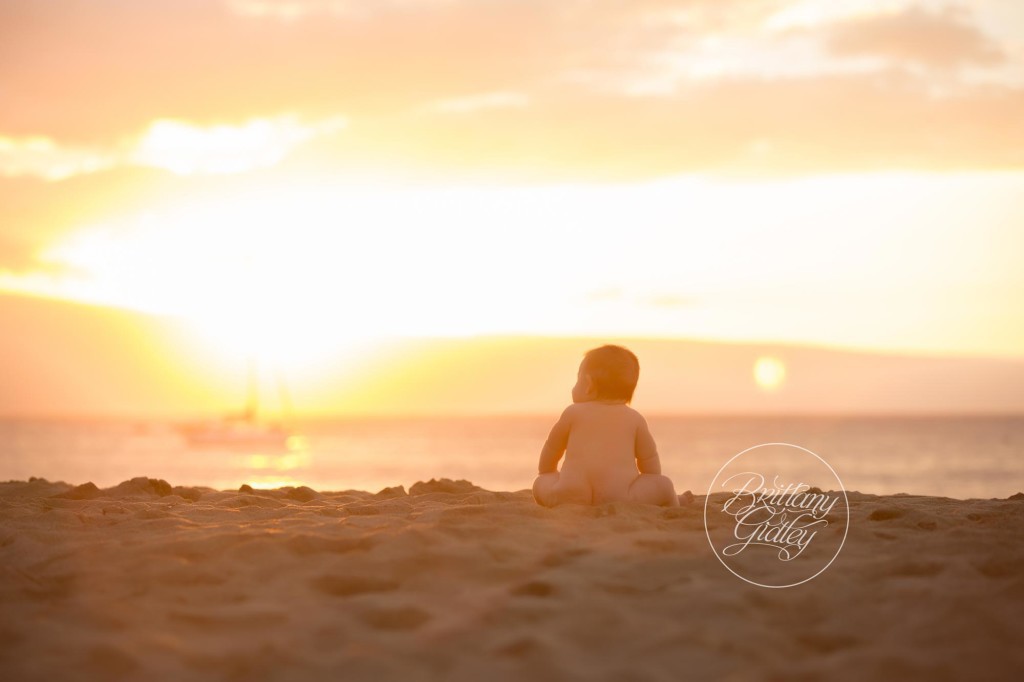 Maui | Maui Hawaii | Baby Photographer | Sunset | Beach | Kaanapali Beach