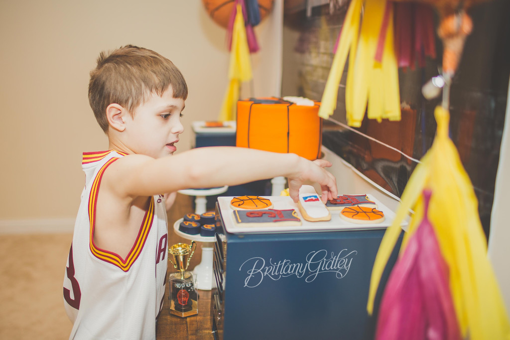 Cleveland Cavaliers Basketball | One Stylish Party | Basketball Birthday Party | Basketball Party | Cleveland Cavaliers | Kelsey Elizabeth Cakes