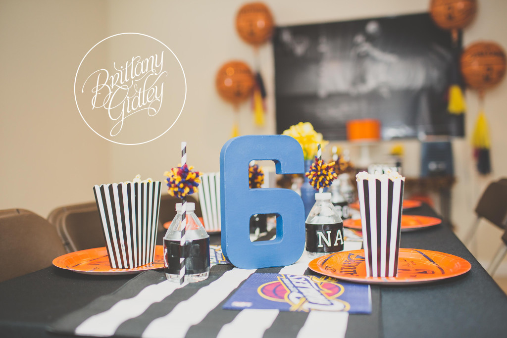 Table Decor Ideas | Basketball Birthday Party | One Stylish Party | Basketball Party | Cleveland Cavaliers 