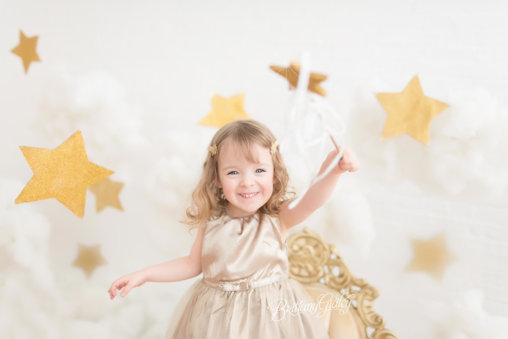 Child Photography Inspiration | Stars &amp; Clouds Dream Session | Dreamy Child Photography | Photography Studio | Brittany Gidley Photography LLC Cleveland Ohio