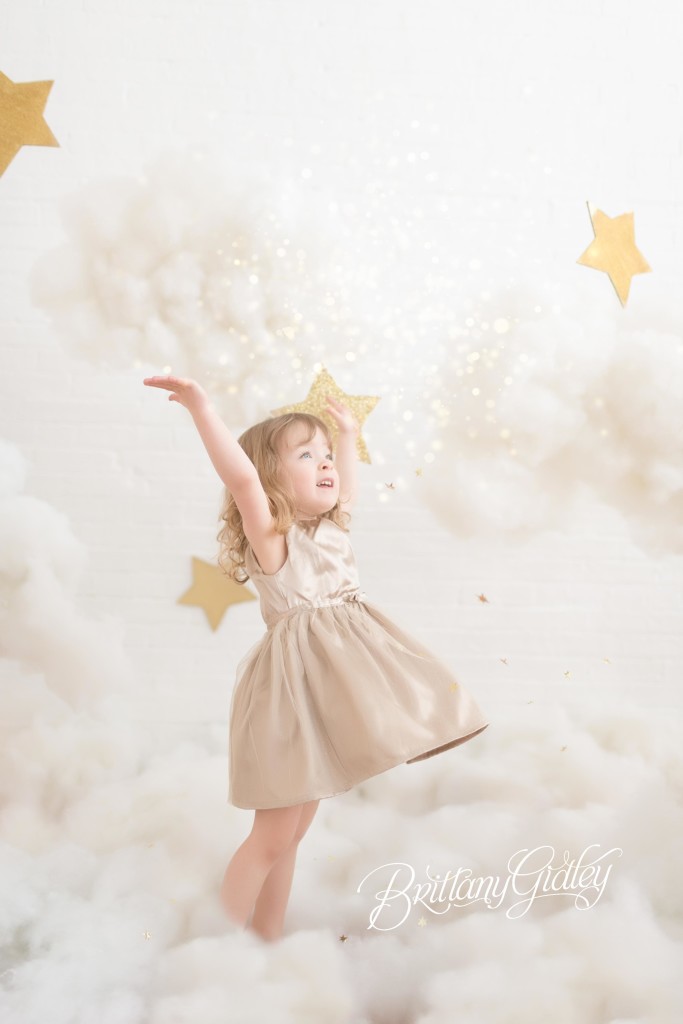 Cloud 9 Dream Session | Stars & Clouds Photo Shoot | Brittany Gidley Photography LLC