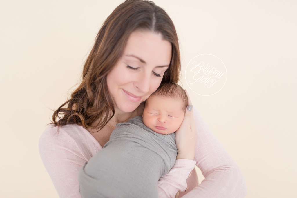 Newborn Baby Boy | Mother and Son | Parent Poses | Newborn Portraits | Best Newborn Photographer | Brittany Gidley Photography LLC