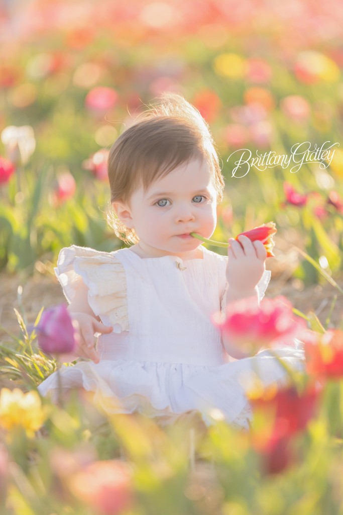 Whimsical Baby Photographer | Flower Field | Tulip Field Photo Shoot | Child Photographer | Child Photography | Styled Shoot