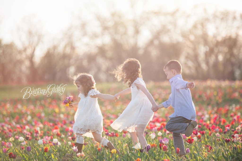 Tulip Field | Children | Golden Hour | Photo Shoot | Sunset | Canon