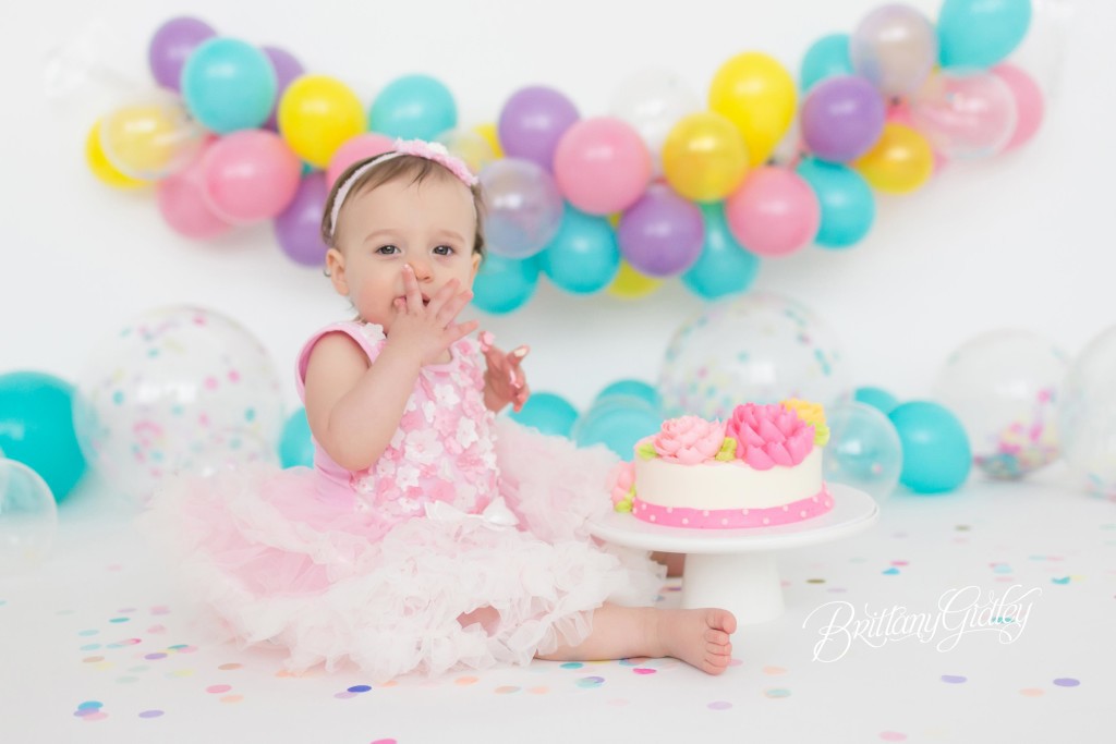 Cleveland Cake Smash Baby Photographer | 12 Month Baby | Baby Photographer | Start With The Best | Brittany Gidley Photography LLC