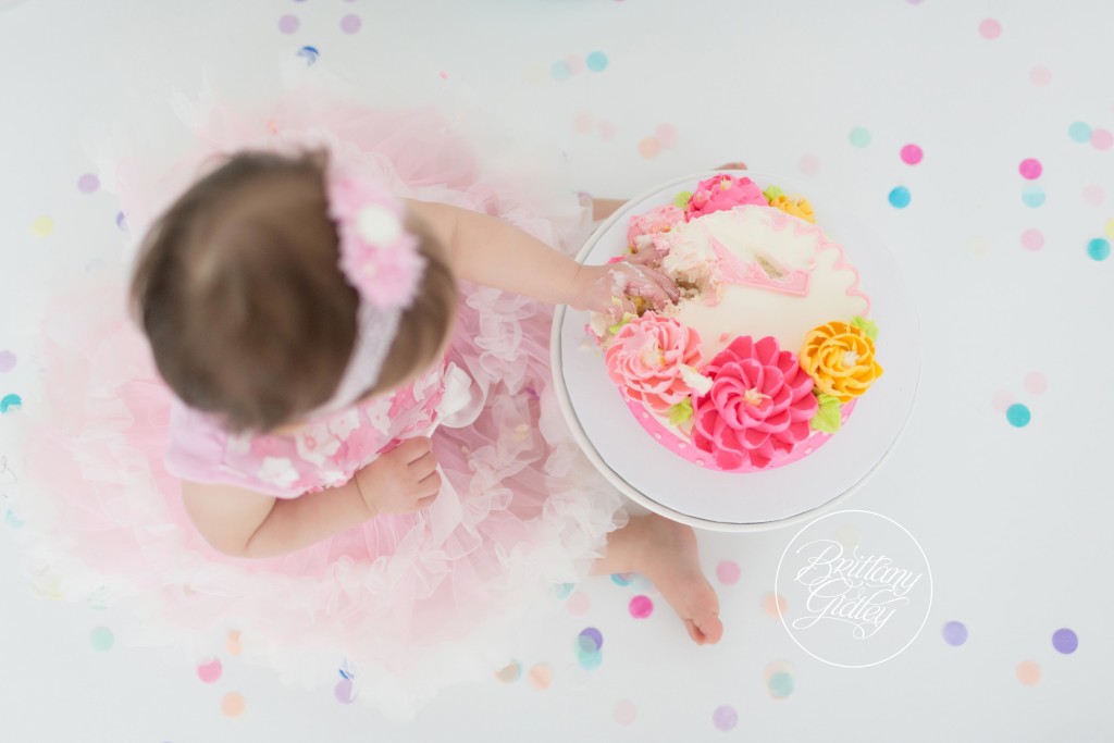 Cleveland Cake Smash Baby Photographer | 12 Month Baby | Baby Photographer | Start With The Best | Brittany Gidley Photography LLC