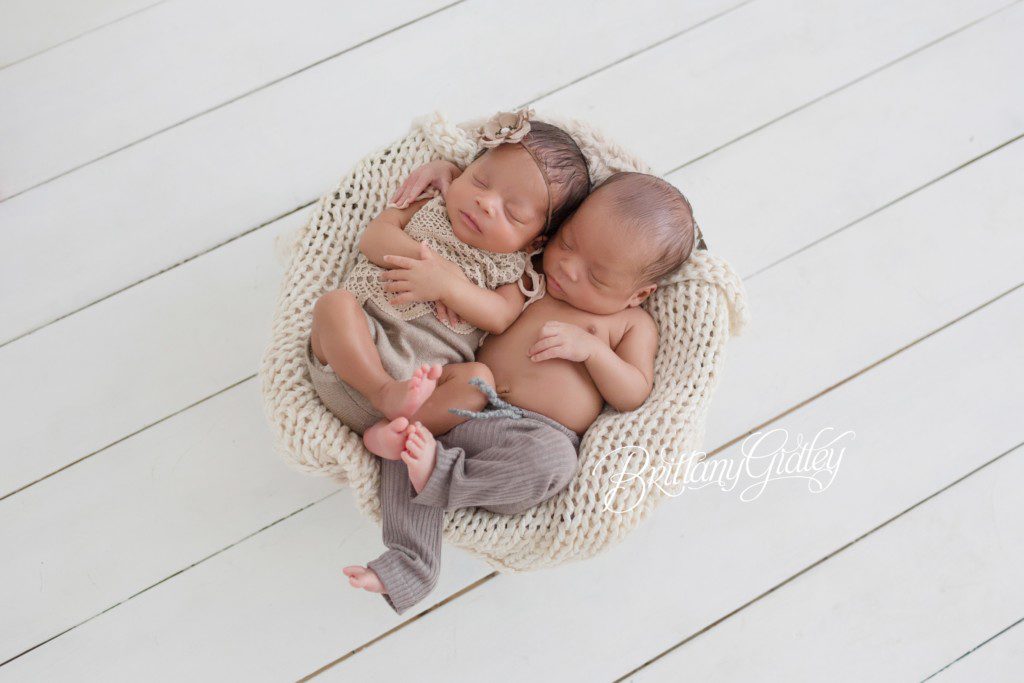 Celebrity Newborn Photographer | Twin Newborns | Cleveland Newborn Photographer | Celebrity Photographer | Brittany Gidley Photography LLC