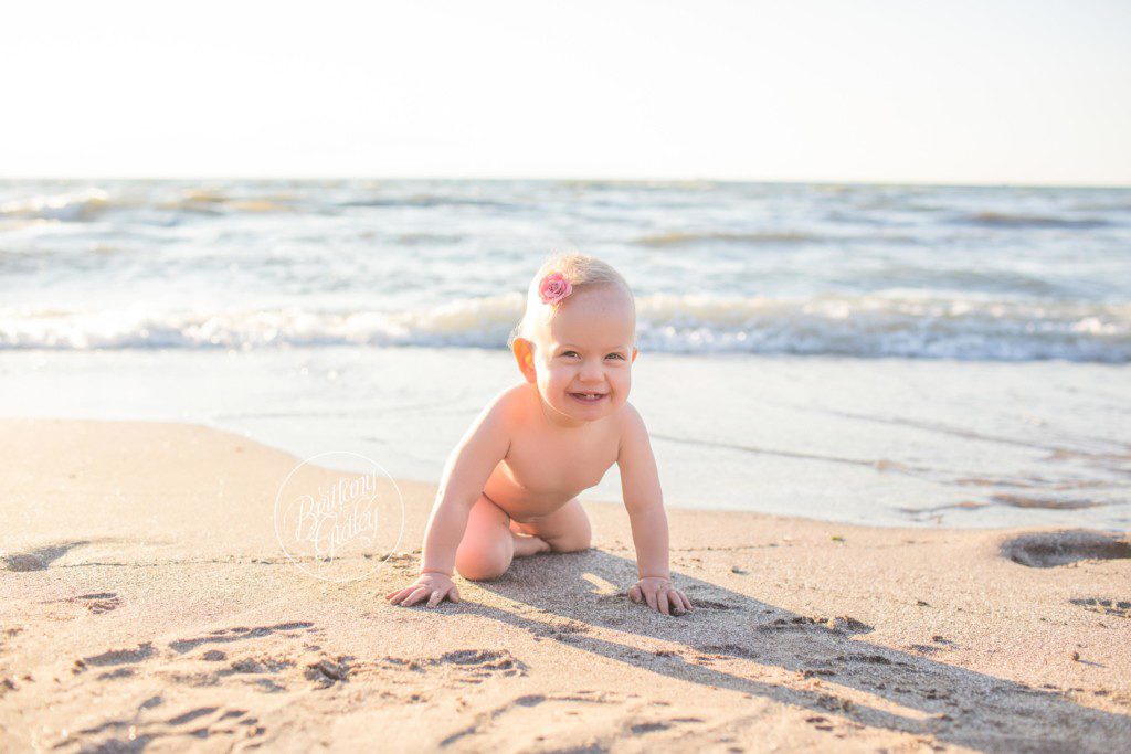 12 Month Baby | Beach | Edgewater Beach | Start With The Best | Brittany Gidley Photography Cleveland Ohio